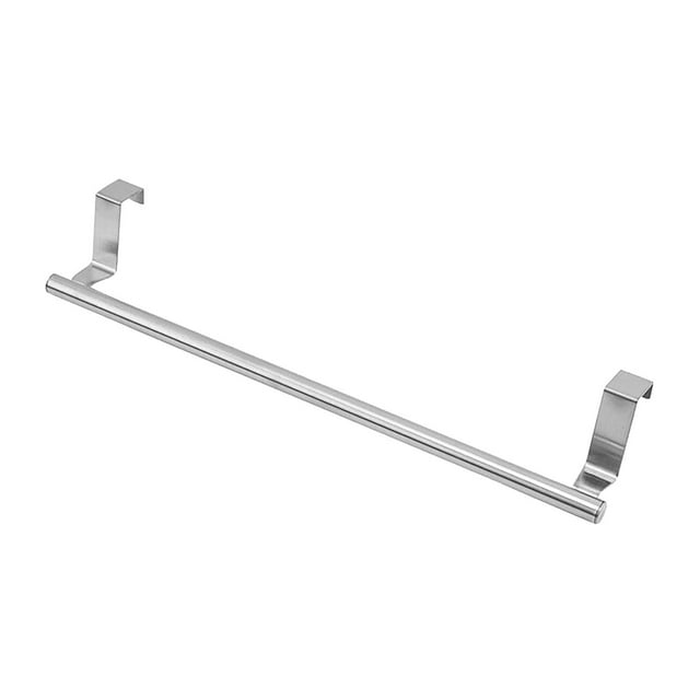 Visland Kitchen Towel Holder Cabinet Door Towel Bar 5kg Load-capacity Easy Installation Kitchen Dish Towel Hanger Rack