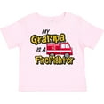 thumbnail image 3 of Inktastic My Grampa is a Firefighter with Fire Truck Boys or Girls Toddler T-Shirt, 3 of 5