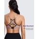 thumbnail image 3 of Sostén SYROKAN Deportivo con Espalda Racerback y Soporte de Alto Impacto 38DD Ladrillo, 3 of 6