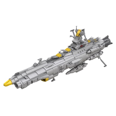 Moc Space Battleship Andromeda Movie Star Series Battle High-Tech Warships Model Building Block Toy Children's Gifts