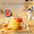 thumbnail image 4 of Interactive Dog Toys Food Puzzle Slow Feeder, Cat Treat Dispenser Toy Duck-Shaped Enrichment Toy for Small Medium Dogs and Cats, IQ Training and Exercise Small Animal Bowls(1Pcs), 4 of 7