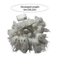 thumbnail image 5 of Gauze Ghost String Lights 20 Pack Battery Powered LED Halloween Garland for Mantel Window Shelf Indoor Decor Spooky Glow Party Accent, 5 of 5