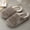 Coffee, variant on Women's House Slippers Slip-On Anti-Skid Flower Indoor Casual Shoes Snow Slipper Flash picks