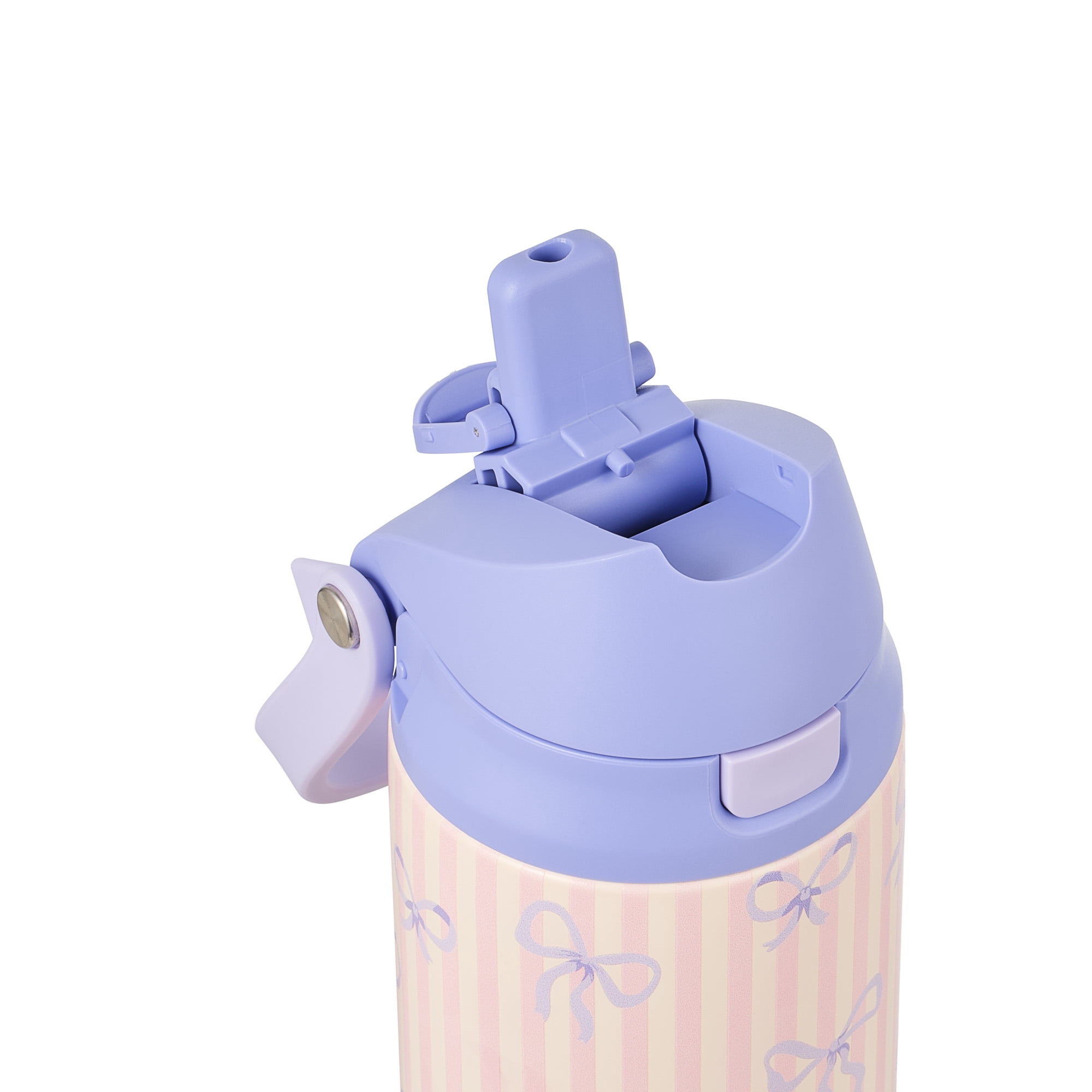 TAL 24oz Stainless Steel 2-in-1 Water Bottle with Straw and Chug Lid, Bows