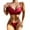 Wine, variant on Women's Lingerie 3-Piece Set Lace Backless Adjustable Straps Push Up Bra Panty Set Sleep Date Night Comfortable Breathable Everyday Wear