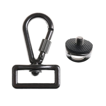 

AOOOWER 1/4 Screw Metal Connecting Hook Adapter for DSLR SLR Camera Shoulder Sling Quic