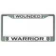 thumbnail image 1 of Wounded Warrior Chrome License Plate Frame, 1 of 1