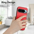 thumbnail image 2 of Allytechgroup Google Pixel 9 Wallet Case for Women Men, Premium PU Leather Shockproof Hand Wrist Slim Fit Back Cover Phone Case for Google Pixel 9, Red, 2 of 6