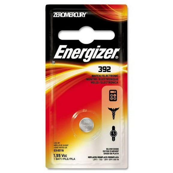 Energizer-4PK Energizer 392 Silver Oxide Button Cell Battery, 1.5V (392BPZ)