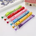 thumbnail image 3 of XXS Dog Collar with Bell,(1/2-Pack ) Flower Love Cat Collars with Bells Girl Cute Fancy Puppy Collars with Bells for XXS XS Tiny Little Kitten Pet Female Dogs,Neck 7-12 Inch, 3 of 7