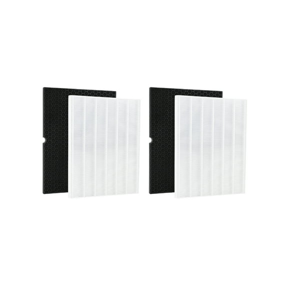 116130 Replacement Filter H HEPA Activated Carbon For Winix Air Purifier 5500-2 & AM80, 2 Sets