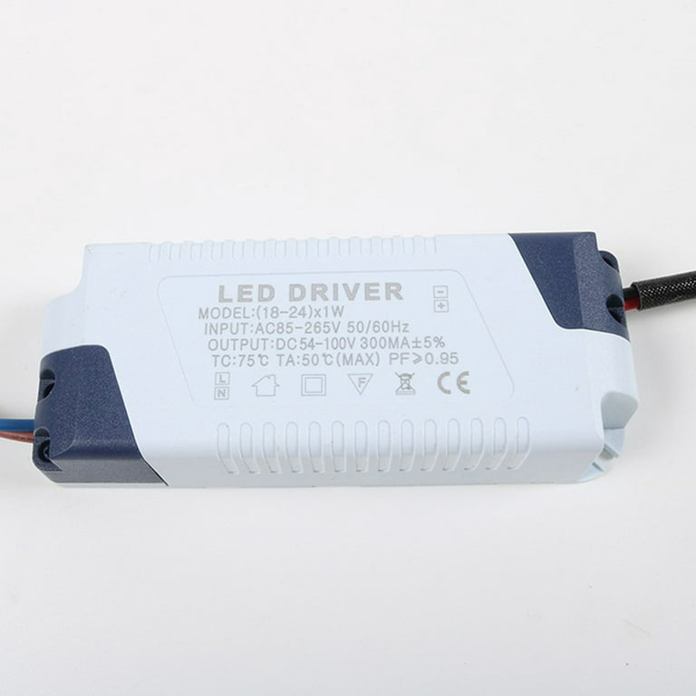 LED Driver 1-3W 4-7W 8-12W 12-18W 36W 300mA AC-DC Transformator Netzteil  Trafo