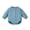 E127-Blue, variant on Baby Solid Long Sleeve Bodysuit, Spring Summer Cotton Soft Comfort Onesie, Fashion Newborn Round Neck Breathable Home Sleepwear 3-24 Months