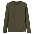 thumbnail image 4 of XIAOCHA Soft Casual Tops For Women Long Sleeve Crewneck Pullover Breathable Relaxed Office Home Daily Wear, 4 of 4