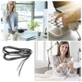 thumbnail image 2 of SHISUYAN Durable Telephone Cable with Copper Shielding for Clear Sound Transmission Black PVC 2 Meters, 2 of 8