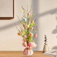 thumbnail image 3 of yuksok Easter Egg Tree Delicate Easter Decorations for Dining Table Holiday Wedding, 3 of 6