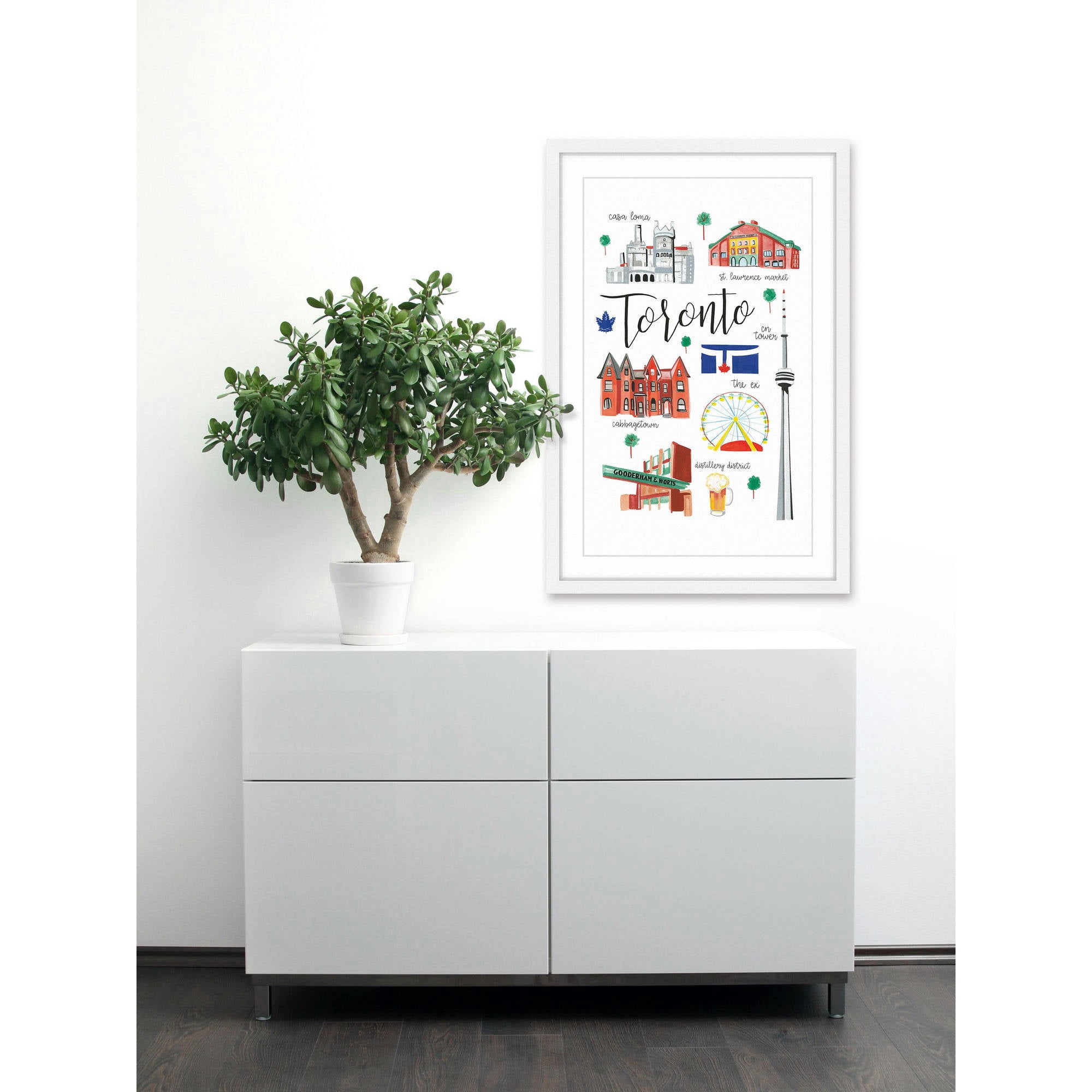 Marmont Hill "Toronto Life" by Molly Rosner Framed Painting Print