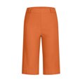 thumbnail image 4 of ABATAB Women's Bermuda Shorts Lightweight Casual Lounge Shorts Wide Leg Baggy Golf Hiking Travel Shorts with Pockets, 4 of 7