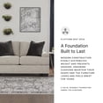thumbnail image 5 of Bowery Hill Contemporary Corner-blocked frame Pebble Loveseat, 5 of 7