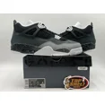 thumbnail image 1 of DS New N I-K-E A i r-Jor-dan Retro 4 Fear 2024 Size 12 Authentic Basketball Black OG, 1 of 6