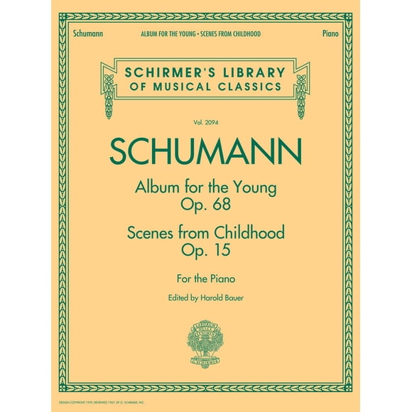 Partituras G. Schirmer, Inc. 96 páginas – Piano solo