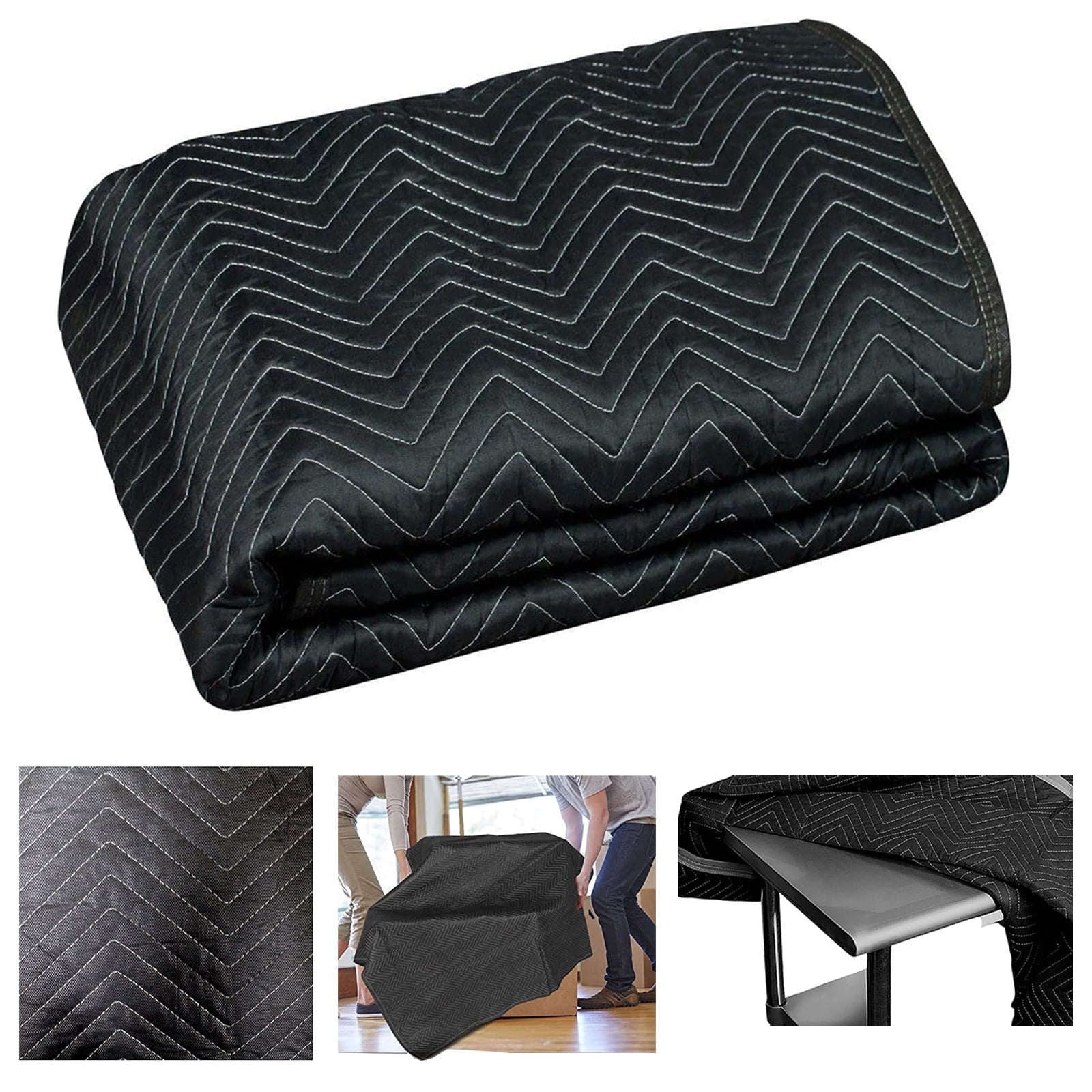 Moving Blankets Heavy Duty 40"x72" Professional Packing Blanket for Moving Environmental Moving