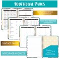thumbnail image 3 of 2025 Planner - 2025 Calendar/Planner, JAN 2025 - DEC 2025, Planner 2025 Weekly and Monthly with Tabs, Hardcover + Back Pocket + Thick Paper + Twin-Wire Binding, 3 of 5