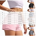 thumbnail image 4 of KPOPLK Womens High Waisted Running Shorts Quick Dry Athletic Workout Shorts with Mesh Liner Zipper Pockets Size XXL,Black, 4 of 7
