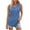 Blue, variant on CQONEPT V Neck Tank Tops for Women Causal Tunic Sleeveless Top Ladies Solid Color Cami,Blue