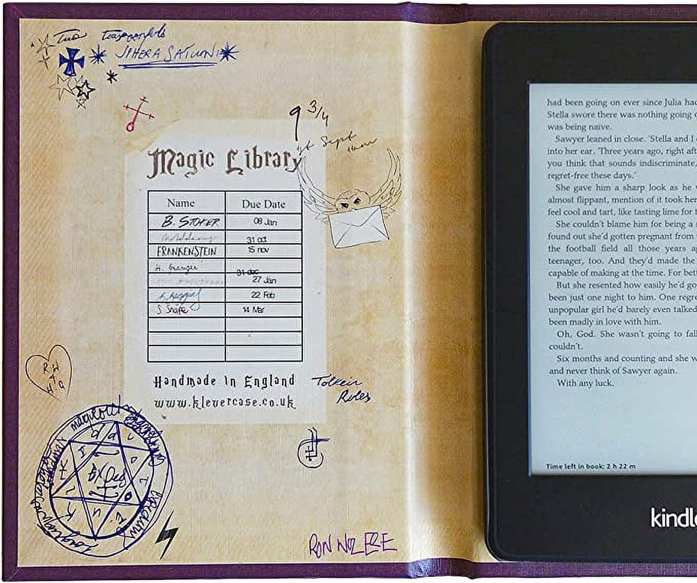 KleverCase Universal-Schutzhülle Für Kindle & EReader – Passt Für 6-7 Zoll Geräte (bis 18,5x13 Cm), Als Buch Getarnt, Handgefertigt In UK