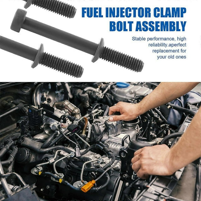 4Pcs Fuel Injector Clamp Bolt Assembly for Ix35 Carnival Sorento 338162F000 33816-2F000