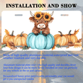 thumbnail image 3 of 1 Pcs 2D Flat License Plate Covers & Frames, Highland Cow with For Decorative Front, Waterproof For Decoration Aluminum License Plate Covers & Frames Cover For Men Women, 12" X 6", 3 of 7