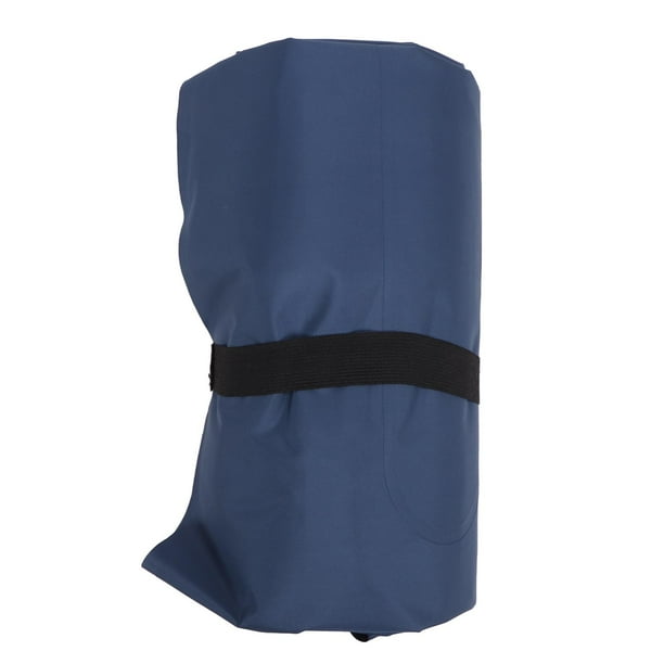 Colchonetas inflables Bling Bling para acampar con almohada diseño ergonómico color azul marino
