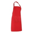 thumbnail image 2 of Premier Ladies/Womens Colours Bip Apron With Pocket / Workwear (Pack of 2), 2 of 4