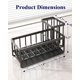 thumbnail image 2 of Soporte de esponja Kitsure para fregadero de cocina de acero inoxidable negro, 2 of 7
