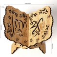 thumbnail image 4 of Decoraciones Para El Hogar Estantes De Escritura De Madera Multifuncional Práctico Porta Libros De Madera, 4 of 6