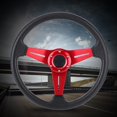 thumbnail image 4 of 14in Steering Wheel, 350mm/14in Racing Car Drifting Steering Wheel Replacement Universal Modified Accessory, 4 of 8