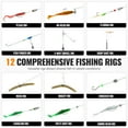 thumbnail image 3 of MRSXXNTY 397pcs Fishing Accessories Kit, Organized Fishing Tackle Box with Tackle Included, Fishing Hooks, Fishing Weights Sinkers, Swivels, Beads, Fishing Gear Set Equipment for Bass Trout, 3 of 7