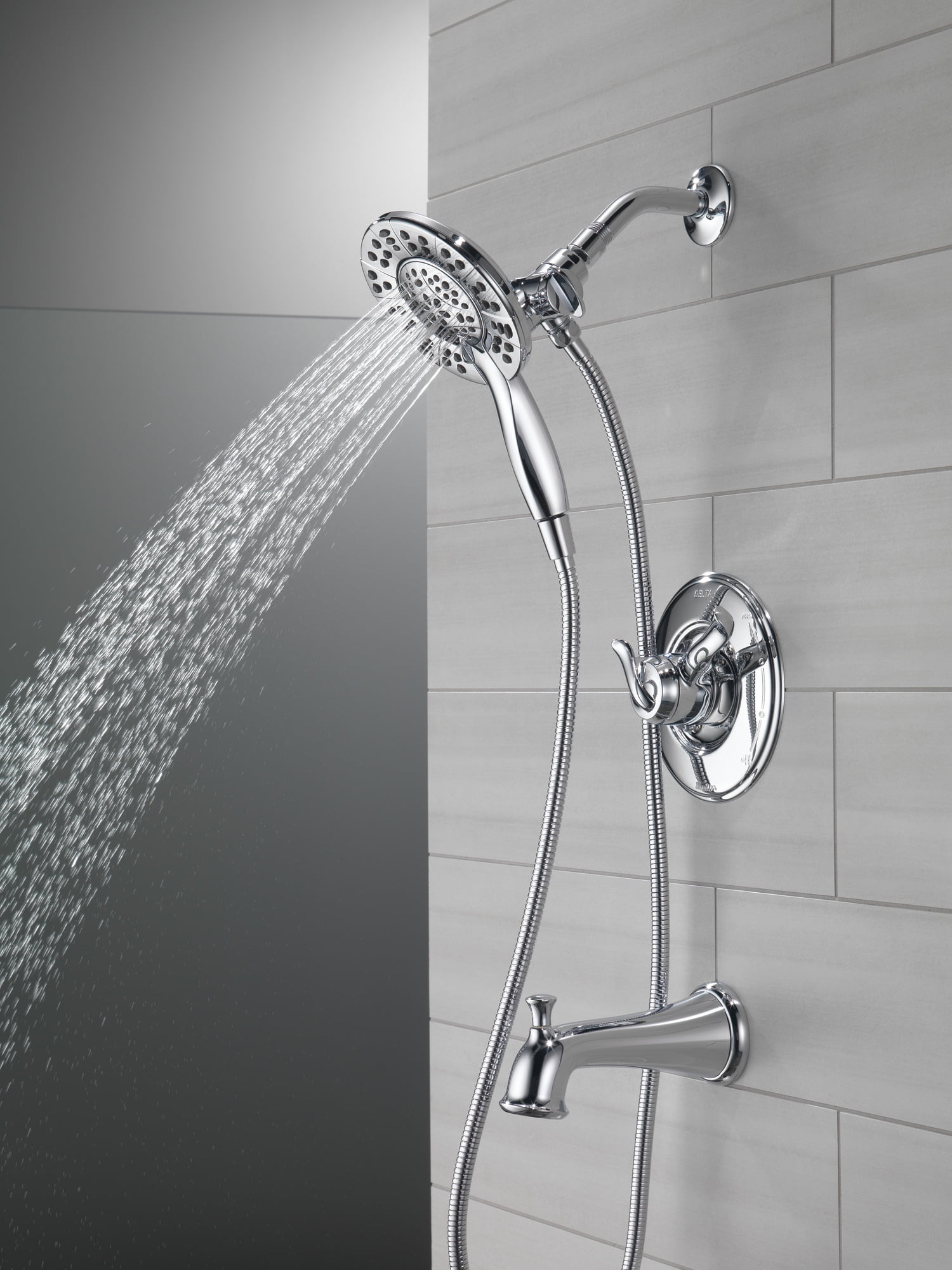 Linden Monitor(R) 17シリーズ タブアンドシャワー in2Ition(R) 2イン1シャワー T17494-SS-I 1 並行輸入品