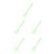 thumbnail image 1 of Jumpingount Máscaras cosméticas Cuchara Reutilizable Conveniente para limpiar Mango liso Crema facial de plástico Stick para de bricolaje Belleza Verde 5piezas Jumpingount  CBP253656, 1 of 5