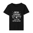 thumbnail image 5 of LYXSSBYX Mama Shirts for Women Short Sleeve Women's Letter Printed Short Sleeved Casual Loose Top Short Sleeved Round Neck Top/shirt, 5 of 6