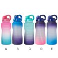 thumbnail image 4 of Ounissouiy Sport Botella de agua 2000ml Botella para beber al aire libre Pajita Teteras No.04, 4 of 6