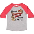 thumbnail image 3 of Inktastic I Listen to Country Music with my Auntie Guitar and Hat Boys or Girls Toddler T-Shirt, 3 of 5
