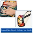 thumbnail image 3 of Cat Furry Printed Armrest Cover Mat Car Armrest Accessory Soft Comfortable 12.5x8.2 Inch, 3 of 6