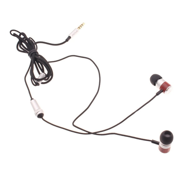 Hi-Fi Sound Wired Earphones for Galaxy Tab A7 10.4 (2020) Tablets - Headphones Handsfree Mic Headset Wooden Earbuds In-ear Earpieces for Samsung Galaxy Tab A7 10.4 (2020)