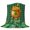 Green, variant on Happy St. Patrick's Day Blanket Soft Cozy Warm Throw Blanket for Couch, Plush Fuzzy Flannel Fleece Blankets for Sofa, Spring Coin Clovers Yellow Plaid Bed Blankets Lightweight Gifts for Men, 50"x60"