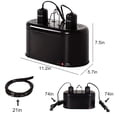 thumbnail image 2 of Combo de lámpara para reptiles y lámpara térmica REPTIZOO Dual de 100 W, 2 of 7