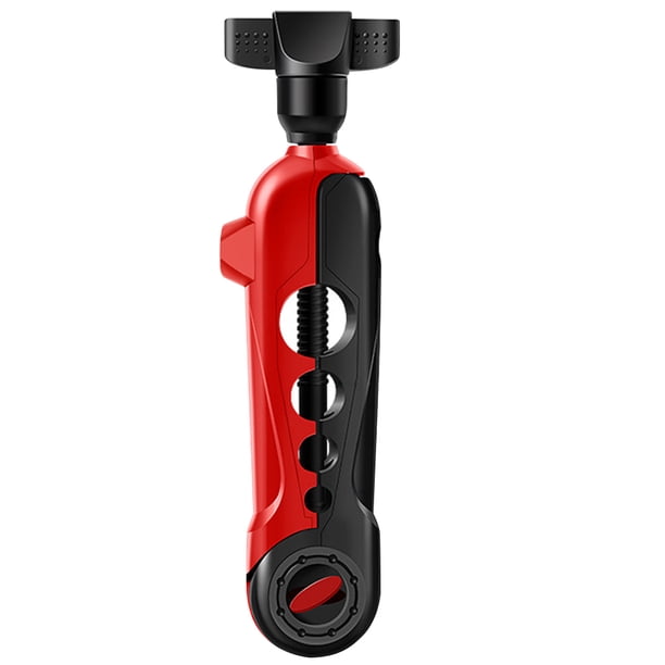 Línea Spooler Mini pesca máquina enrolladora de pesca ajustable () Rojo Negro