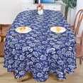 thumbnail image 5 of Modern Oval Tablecloth for Oval Table Waterproof Table Cloths for Dining Room Indoor Outdoor Home Decorative Table Cloth-60x120in, 5 of 5