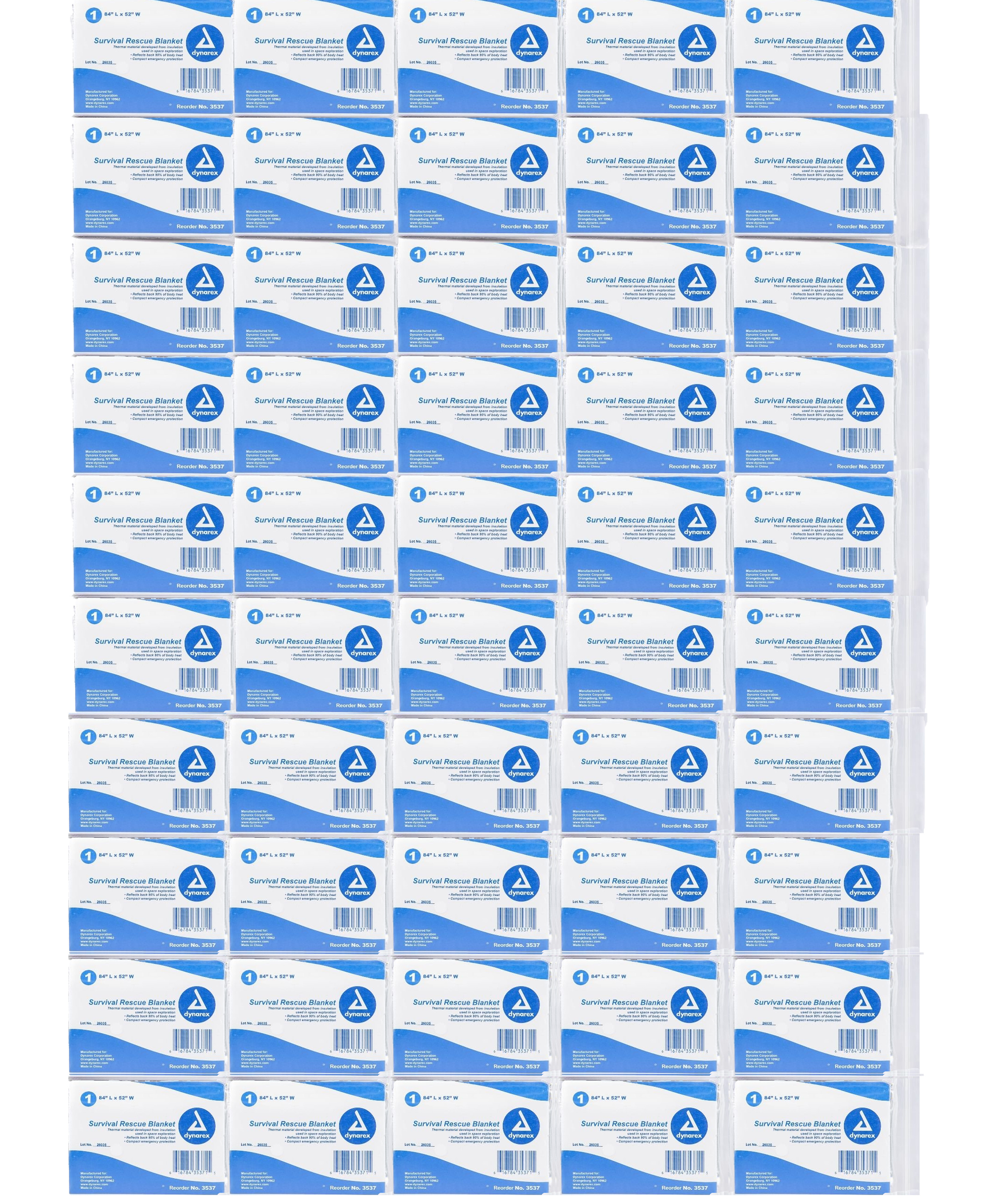 Emergency Mylar Thermal Blankets Space Blanket Survival Kit Camping